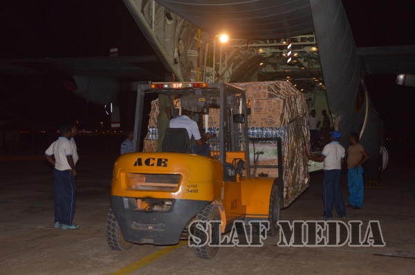 Second Rescue & Relief Contingent Fly on SLAF C 130 to
Nepal to Assist Earthquake Victims
