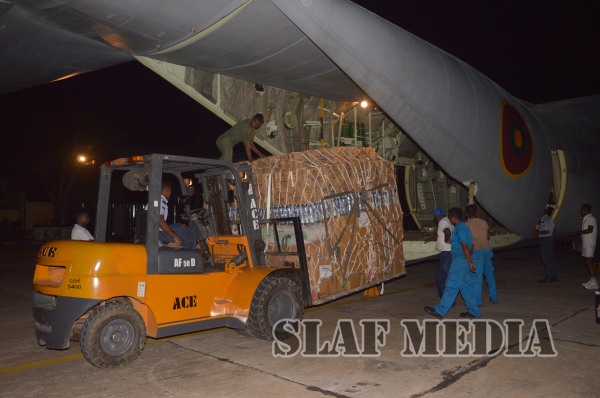 Second Rescue & Relief Contingent Fly on SLAF C 130 to
Nepal to Assist Earthquake Victims