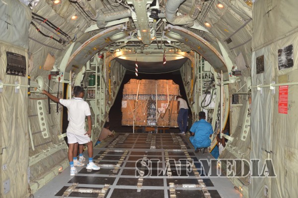 Second Rescue & Relief Contingent Fly on SLAF C 130 to
Nepal to Assist Earthquake Victims