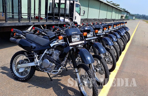 New Trail Bikes Inducted to the Special Air Borne Force of the SLAF