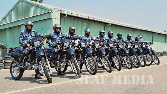 New Trail Bikes Inducted to the Special Air Borne Force of the SLAF