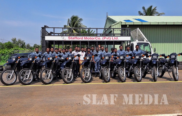 New Trail Bikes Inducted to the Special Air Borne Force of the SLAF