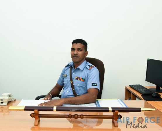 NEW COMMAND
MASTER WARRANT OFFICER TAKES OVER DUTIES