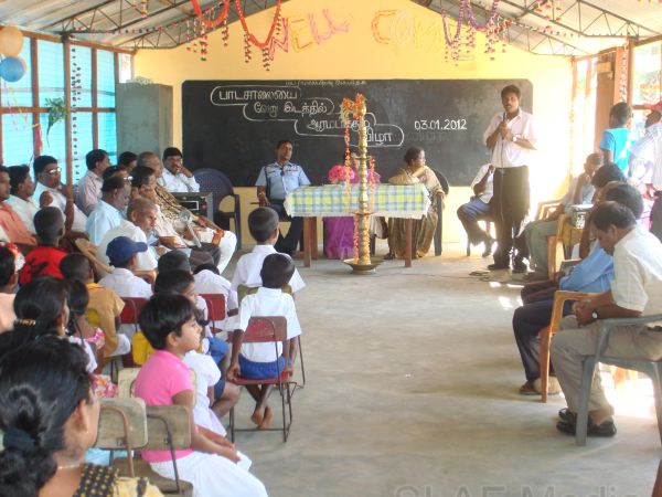 Declared Open A Prinmary Tamil School At Valayaravu Batticaloa