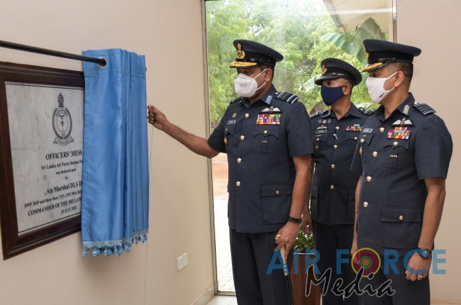 New Officers’ Mess Building at SLAF Station Palaly Declared Open by the Commander