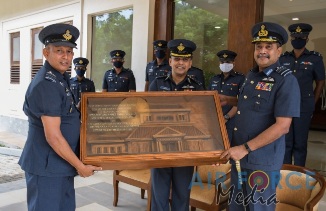 New Officers’ Mess Building at SLAF Station Palaly Declared Open by the Commander