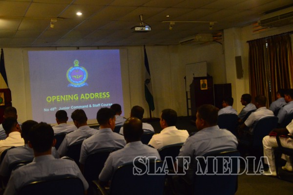 The Opening Address of No. 48 Junior Command and Staff Course