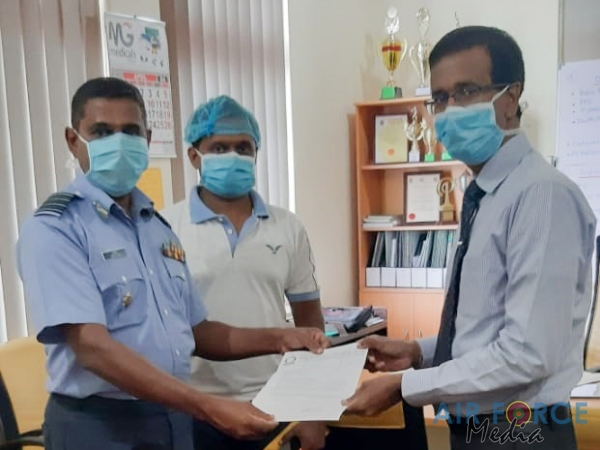 SLAF Installs CCTV Systems and PA Systems for Wards Treating
COVID-19 Patients at Mulleriyawa Hospital