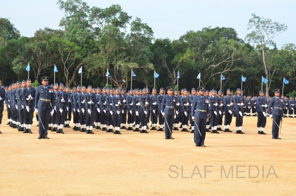 Passing Out Parade at SLAF RTS Vanni