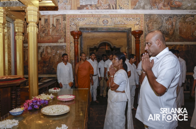 ANNUAL “PICHCHAMAL POOJA” DENOTES THE DAWN OF THE SLAF’S 74TH ANNIVERSARY CELEBRATION