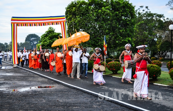 Pirthday Chanting Cermony at SLAF Station Katukurunda