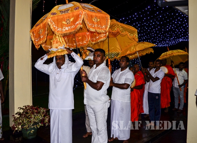 Pirthday Chanting Cermony at SLAF Station Katukurunda