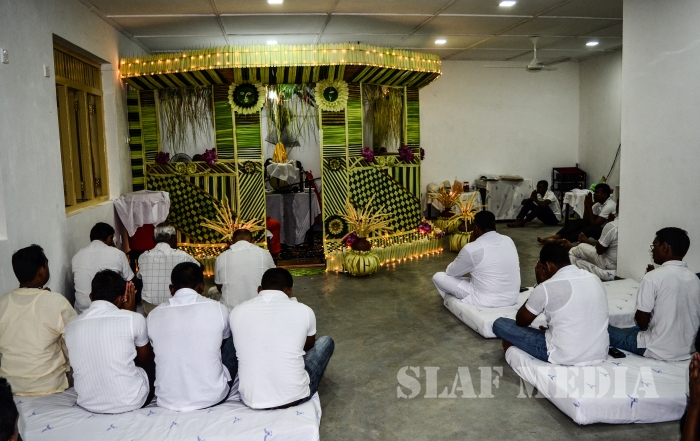 Pirthday Chanting Cermony at SLAF Station Katukurunda