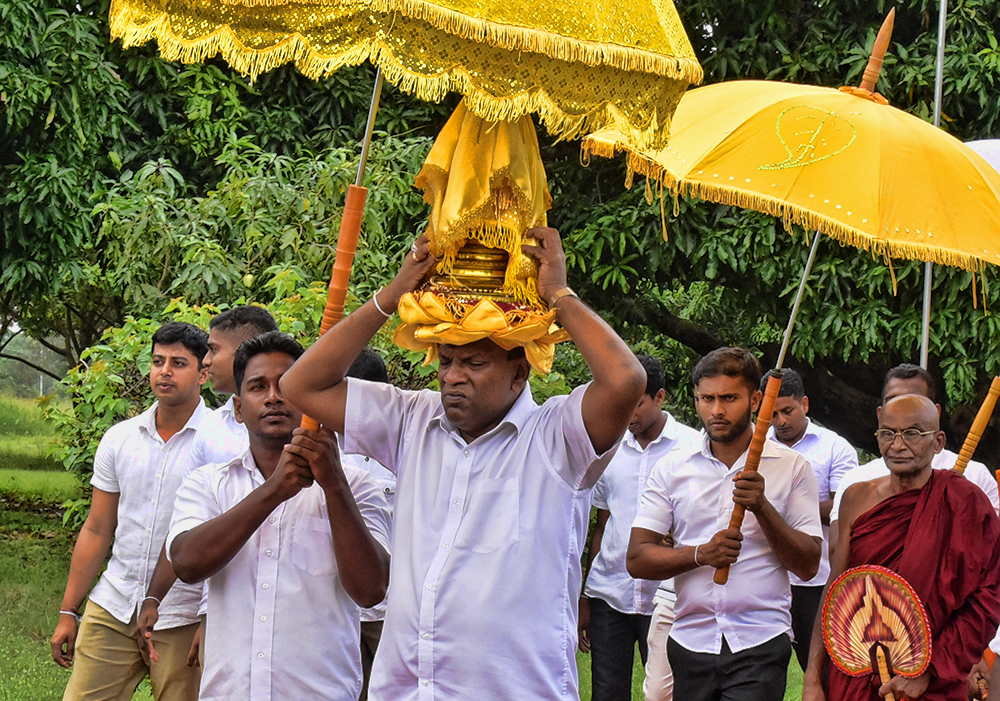 Annual all Night Pirith Chanting Ceremony and Alms Giving Held
at SLAF Station Morawewa.