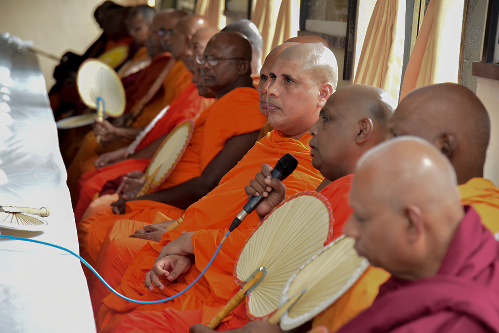 Annual all Night Pirith Chanting Ceremony and Alms Giving Held
at SLAF Station Morawewa.