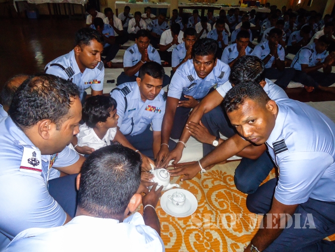 All Night Pirith Chanting Ceremony SLAF Station Morawewa