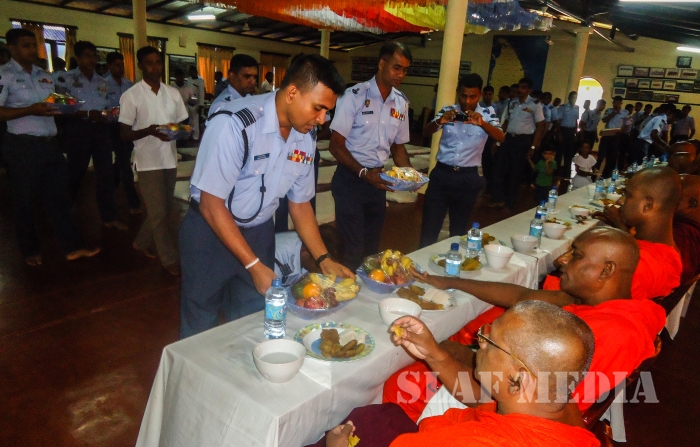 All Night Pirith Chanting Ceremony SLAF Station Morawewa