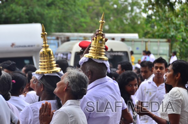 Placing of Sacred Relics in 'Sandahiru Seya'