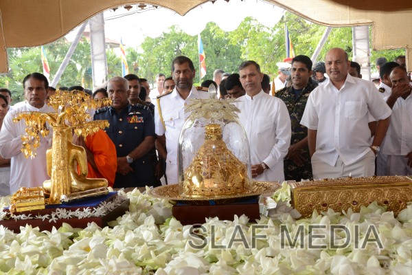 Placing of Sacred Relics in 'Sandahiru Seya'