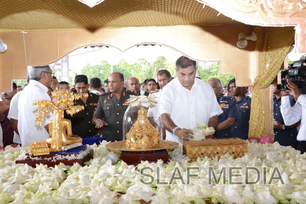 Placing of Sacred Relics in 'Sandahiru Seya'