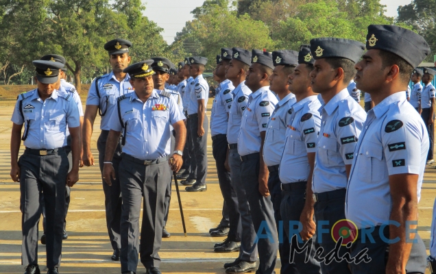 Change of Command at SLAF Station Palavi