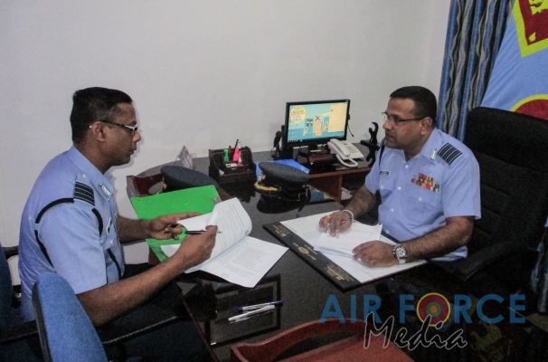 Change of Command at SLAF Station Palavi
