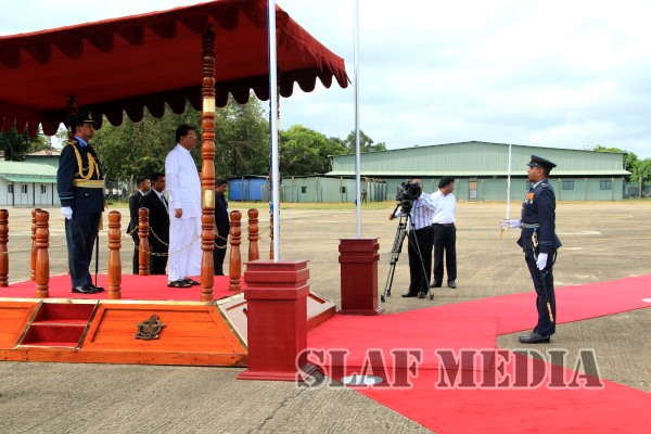 President Visits the Sri Lanka Air Force