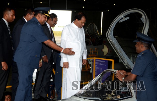 President Visits the Sri Lanka Air Force