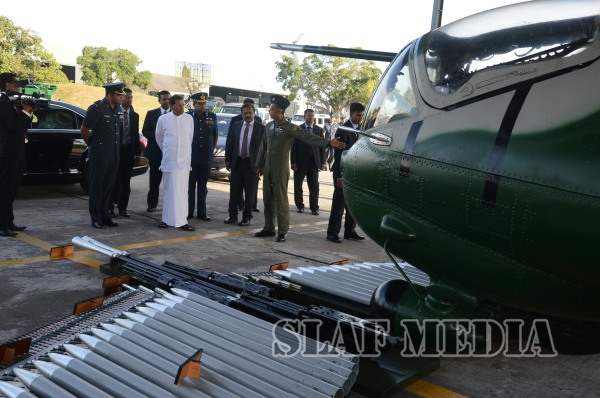 President Visits the Sri Lanka Air Force