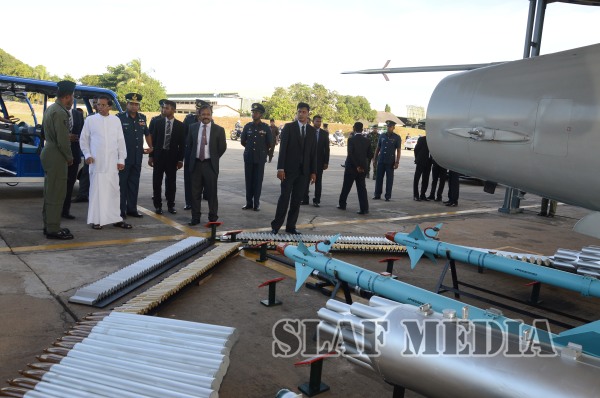 President Visits the Sri Lanka Air Force