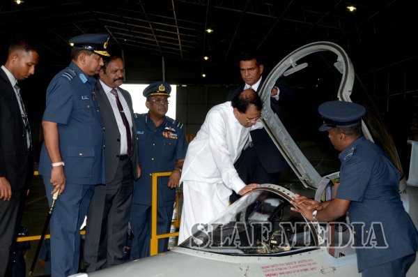 President Visits the Sri Lanka Air Force