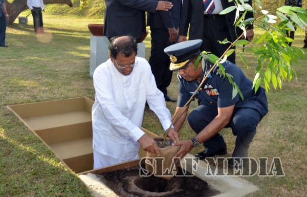 President Visits the Sri Lanka Air Force