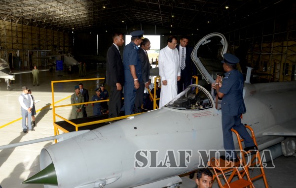 President Visits the Sri Lanka Air Force