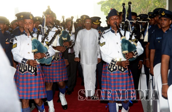 President Visits the Sri Lanka Air Force