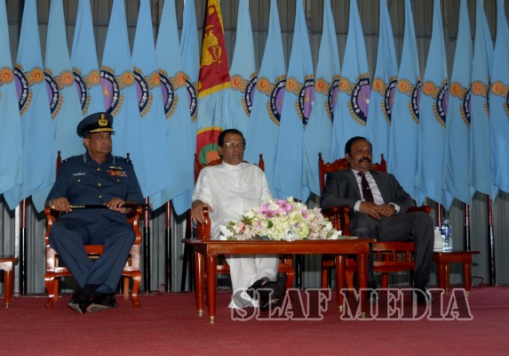 President Visits the Sri Lanka Air Force