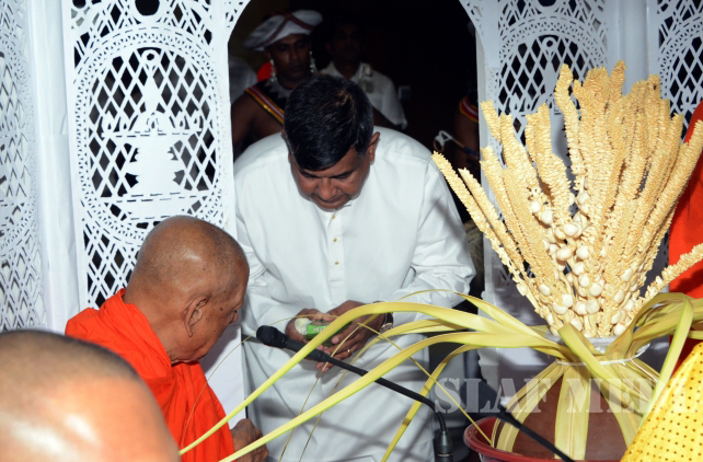 All Night Pirith Chanting and Alms Giving at Air Force Headquarters