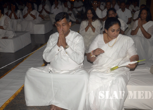 All Night Pirith Chanting and Alms Giving at Air Force Headquarters