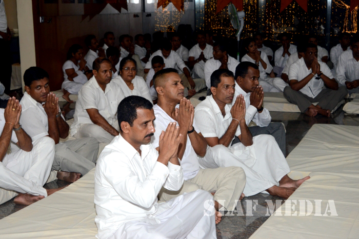 All Night Pirith Chanting and Alms Giving at Air Force Headquarters
