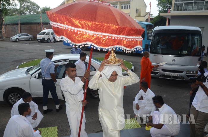 All Night Pirith Chanting and Alms Giving at Air Force Headquarters