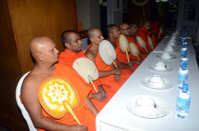 All Night Pirith Chanting and Alms Giving at Air Force Headquarters