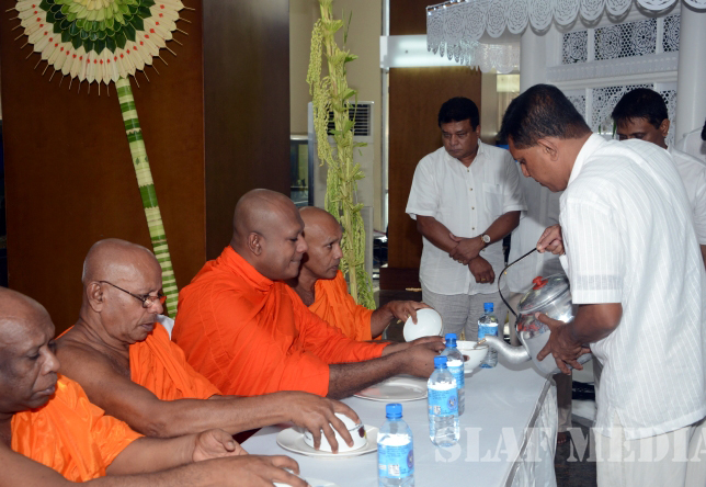 All Night Pirith Chanting and Alms Giving at Air Force Headquarters