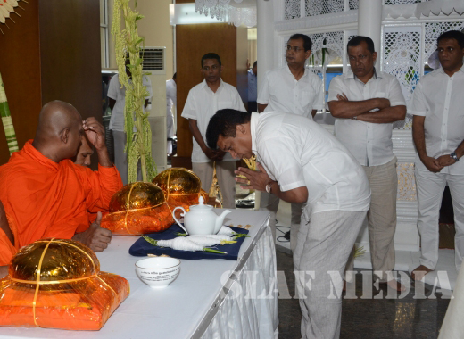 All Night Pirith Chanting and Alms Giving at Air Force Headquarters