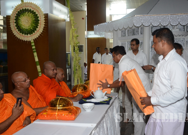 All Night Pirith Chanting and Alms Giving at Air Force Headquarters