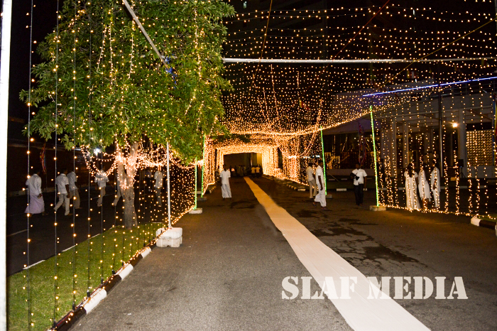 All Night Pirith Chanting and Alms Giving at Air Force Headquarters