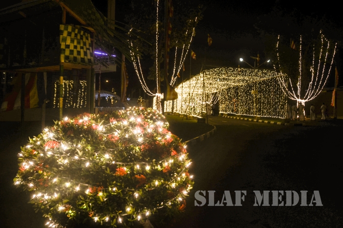 All Night Pirith Chanting and Alms Giving at Air Force Headquarters