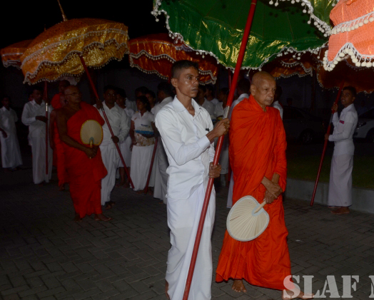 All Night Pirith Chanting and Alms Giving at Air Force Headquarters