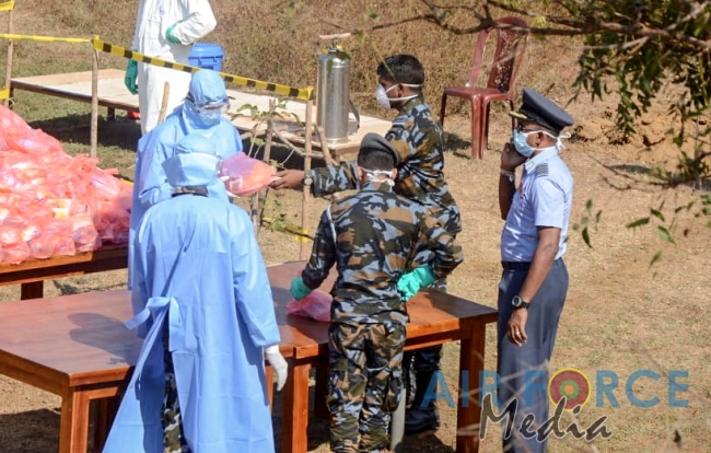 SLAF Continues to Provide Quarantine Facilities to 580 Passengers Returning to the Island