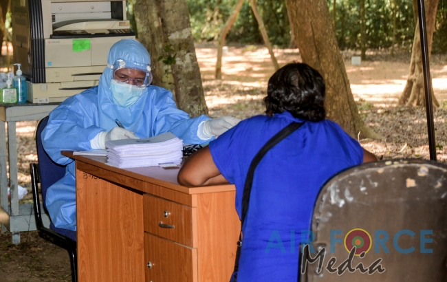 SLAF Continues to Provide Quarantine Facilities to 580 Passengers Returning to the Island