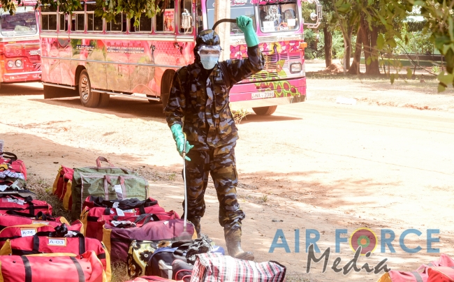 SLAF Continues to Provide Quarantine Facilities to 580 Passengers Returning to the Island