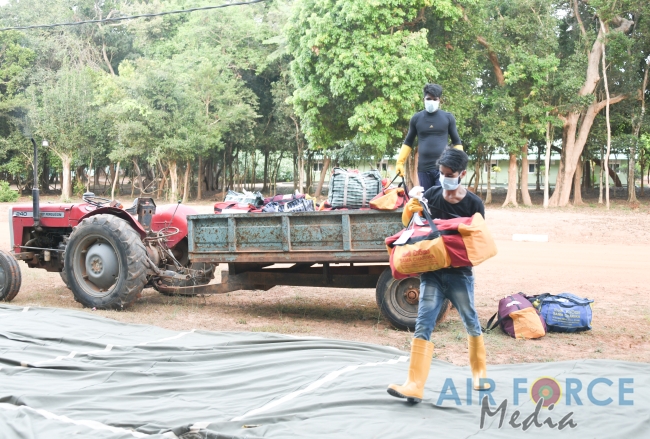 203 Returnees Released from SLAF Quarantine Centre at Mullaittivu